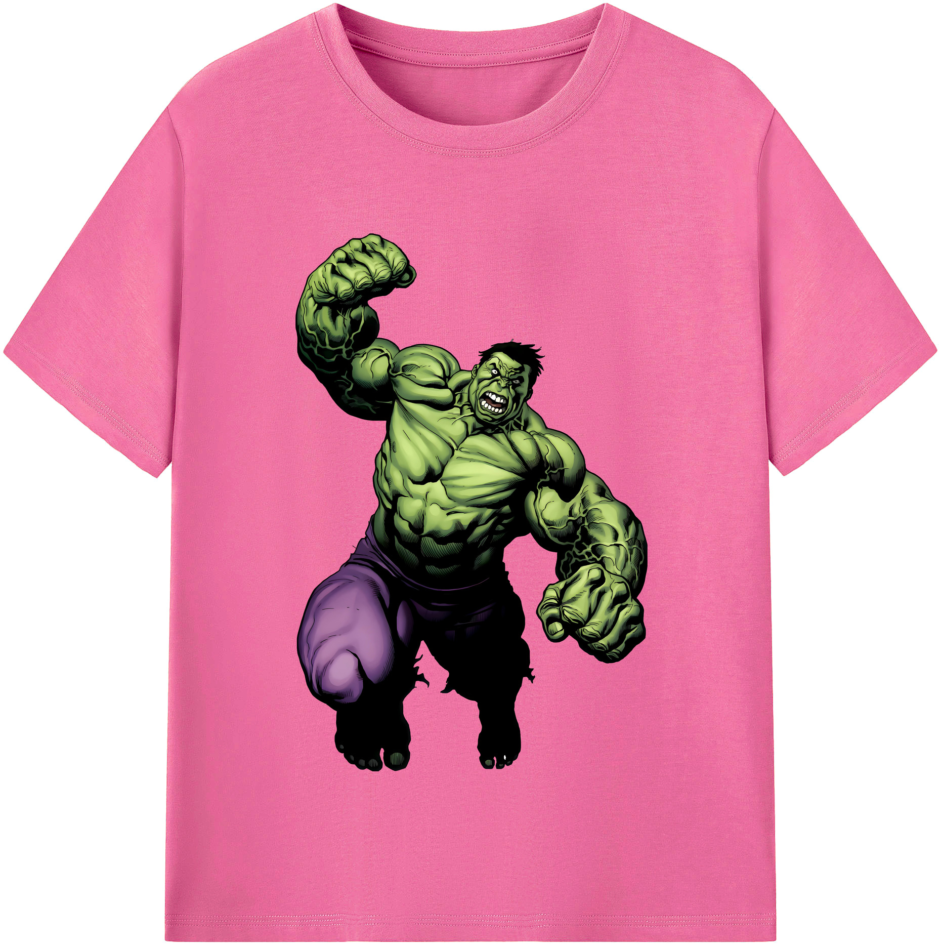 （画像用） アベンジャーズ The Avengers レディースカジュアルプリントTシャツ（綿100％）